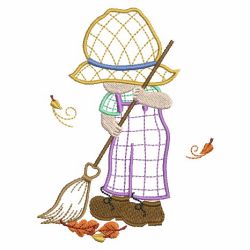 Autumn Sunbonnet Sam 03(Sm) machine embroidery designs