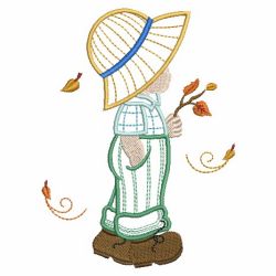 Autumn Sunbonnet Sam 07(Lg) machine embroidery designs