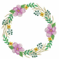 Floral Wreaths 01(Sm) machine embroidery designs