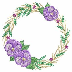 Floral Wreaths 03(Md) machine embroidery designs