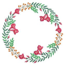 Floral Wreaths 04(Sm) machine embroidery designs