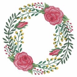 Floral Wreaths 09(Md) machine embroidery designs