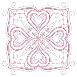 Hearts Quilt Pattern(Lg) machine embroidery designs