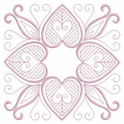 Hearts Quilt Pattern 04(Lg) machine embroidery designs