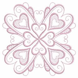 Hearts Quilt Pattern 06(Lg) machine embroidery designs
