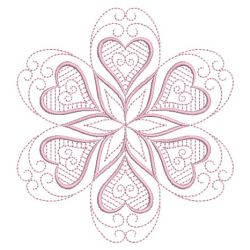 Hearts Quilt Pattern 07(Sm) machine embroidery designs