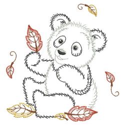 Vintage Fall Animals 01(Sm) machine embroidery designs