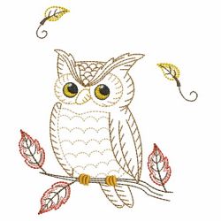 Vintage Fall Animals 02(Sm) machine embroidery designs