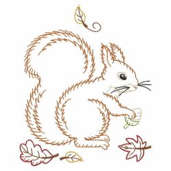 Vintage Fall Animals 05(Lg) machine embroidery designs