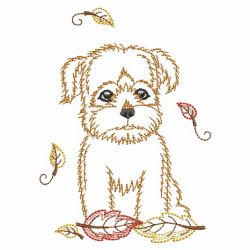 Vintage Fall Animals 07(Lg) machine embroidery designs