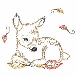 Vintage Fall Animals 08(Lg) machine embroidery designs
