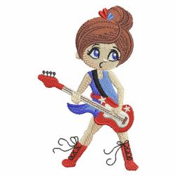 Cute Girls 2 07 machine embroidery designs