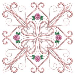 Hearts Quilt Pattern 2 01(Lg) machine embroidery designs