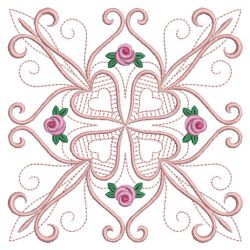 Hearts Quilt Pattern 2(Lg) machine embroidery designs