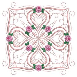 Hearts Quilt Pattern 2 02(Md) machine embroidery designs