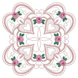 Hearts Quilt Pattern 2 03(Lg) machine embroidery designs