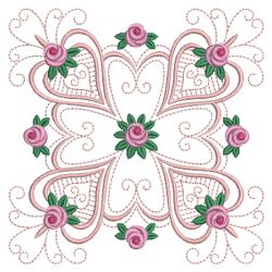 Hearts Quilt Pattern 2 09(Sm) machine embroidery designs