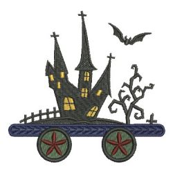 Halloween Train 2 06 machine embroidery designs