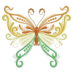 Decorative Butterflies 02(Md) machine embroidery designs