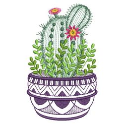 Basket Cactus 06(Sm) machine embroidery designs