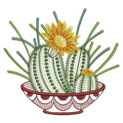 Basket Cactus 09(Lg) machine embroidery designs