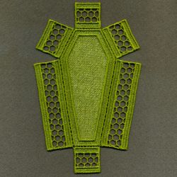 3D FSL Halloween Coffin Box 12 machine embroidery designs