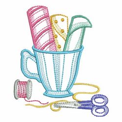 Crafty Cups 08(Md) machine embroidery designs