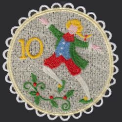 FSL 12 Days Of Christmas 3 10 machine embroidery designs