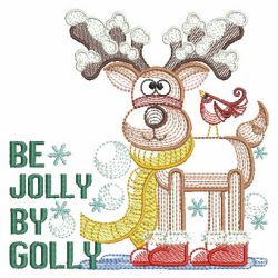 Rippled Christmas 11(Lg) machine embroidery designs