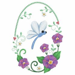 Floral Ovals 05 machine embroidery designs