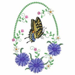 Floral Ovals 07 machine embroidery designs