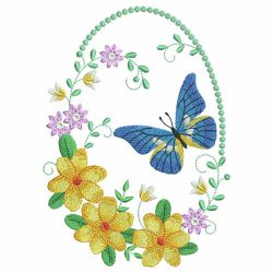 Floral Ovals 09 machine embroidery designs