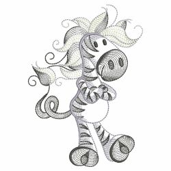 Rippled Baby Animals 4(Sm) machine embroidery designs