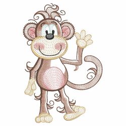 Rippled Baby Animals 4 02(Md) machine embroidery designs