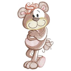 Rippled Baby Animals 4 08(Sm) machine embroidery designs