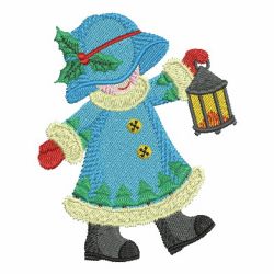 Christmas Sunbonnets 2 07 machine embroidery designs