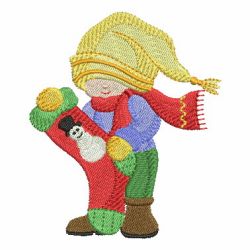 Christmas Sunbonnets 2 09 machine embroidery designs