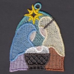 FSL Nativity Ornaments 3 09 machine embroidery designs