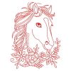 Redwork Horse 2 01(Lg)