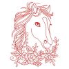 Redwork Horse 2(Sm)