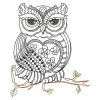 Blackwork Owls 3 10(Sm)