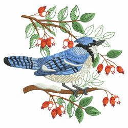 Christmas Birds 2 02(Lg) machine embroidery designs