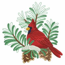 Christmas Birds 2 03(Lg) machine embroidery designs