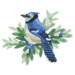 Christmas Birds 2 06(Sm) machine embroidery designs