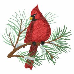 Christmas Birds 2 07(Lg) machine embroidery designs