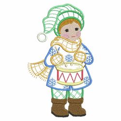 Christmas Kids 08(Md) machine embroidery designs