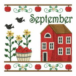 Months Of The Year House 09(Sm) machine embroidery designs
