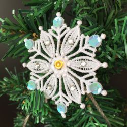 FSL Crystal Sequin Snowflake Lights 02 machine embroidery designs