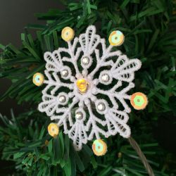 FSL Crystal Sequin Snowflake Lights 03 machine embroidery designs
