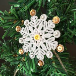 FSL Crystal Sequin Snowflake Lights 05 machine embroidery designs